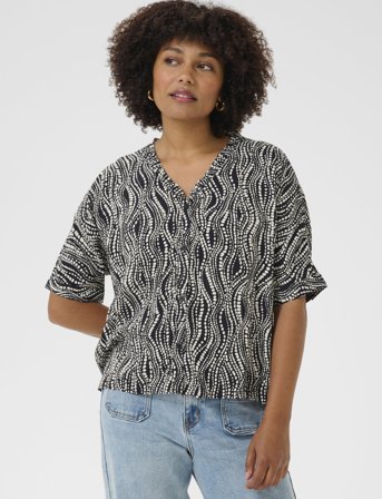 Cream Crtiah Ss Shirt - Black - 46