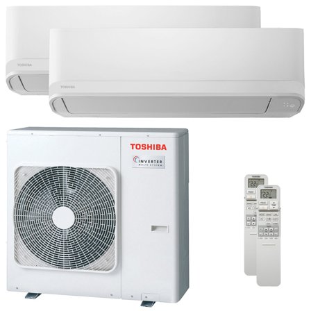 Condizionatore Toshiba Seiya Classic 2025 dual split 7000+24000 BTU inverter A+++ unità esterna 7 kW