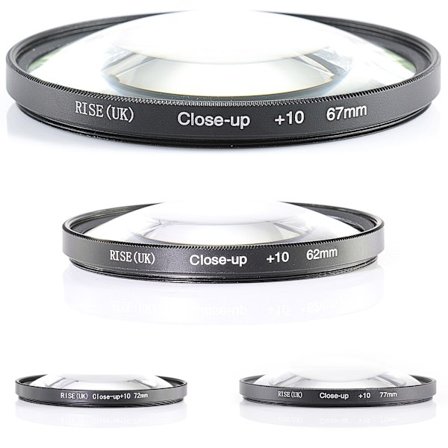 +10 MAKRO filter 62 - 77 mm. Välj storlek i listan!