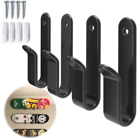 Pieces Snowboard Vægbeslag, Skateboard Stativ Ski Holder Snowboard Display Stand Snowboard Tilbehør Ski Tilbehør til Longboard Ski Board