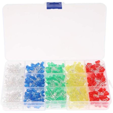 500 stk. 5mm LED Lysdioder Lysdioder Assorteret