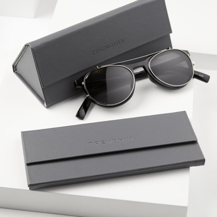 Estuche para gafas de triple pliegue para hombres - Estuches para gafas