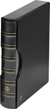 GRANDE Classic ringbind og kassette - Sort - Leuchtturm