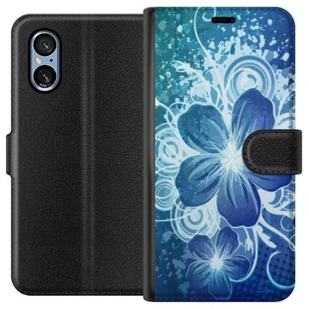 Kompatibelt Plånboksfodral till Sony Sony Xperia 5 V Blomma