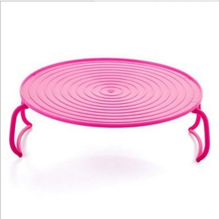 L201 Køkken Rist Steamer Damp Rist Multifunktionel Plastik Mikrobølgeovn Steamer Rist Damp Ris Rist Koge Bakke Rist[HK]