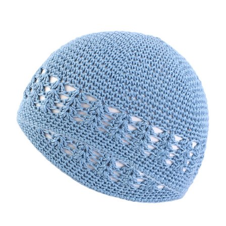 Enkel Farge Håndlaget Heklet Lue For Kvinner Menn Vinter Hold Varm Strikkeluer