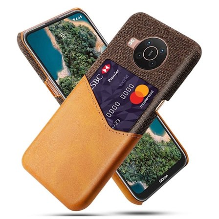 Bofink Nokia X10 / Nokia X20 skal med korthållare - Orange