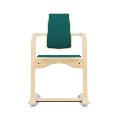 Varier Furniture Actulum - Green Wool - Natural base