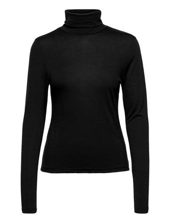 Sividagz Wool Rollneck Noos Langærmet T-shirt Sort Gestuz
