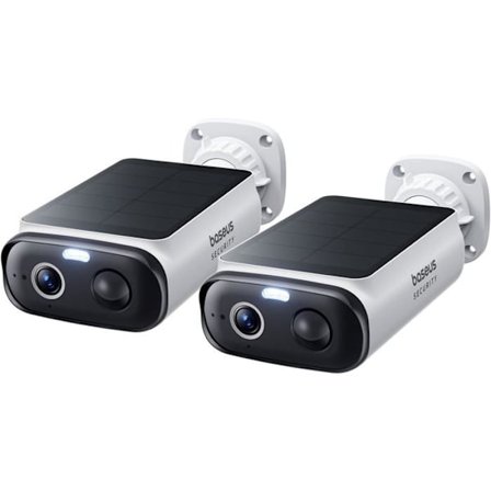 Baseus Security S1 Lite 2-Kamera WiFi Utomhus Övervakningskamera Solenergi 2K IP67