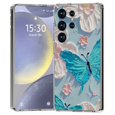 For Samsung Galaxy S25 Ultra Telefondeksel IMD Mønstertrykk PC TPU Mobilcover - Laserstjerne