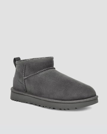 UGG W Classic Ultra Mini Grå Sko Jente - Kids Brand Store