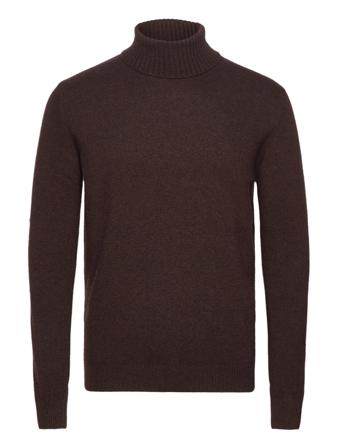 Salim Rollneck Knitwear Turtlenecks Brun Oscar Jacobson
