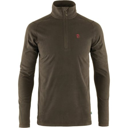 Fjällräven Herr's Pine Half Zip in Dark Olive | Size: Medium