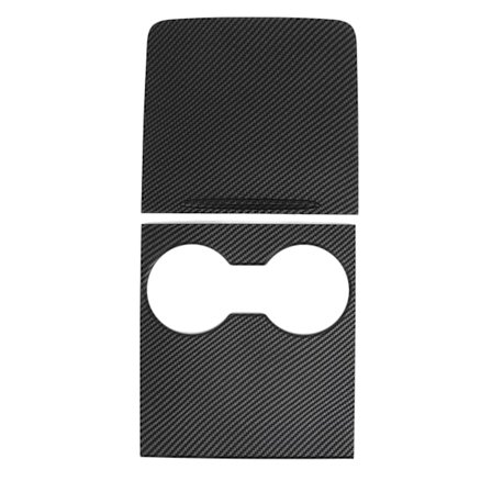 2 kpl Keskikonsolin Vedenpitävä Paneeli Peite Vaihto Tesla Model 3 Y 2021‐2023 Hiilikuitu Tyyli