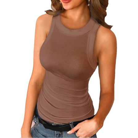 Linne för kvinnor Brown 2XL