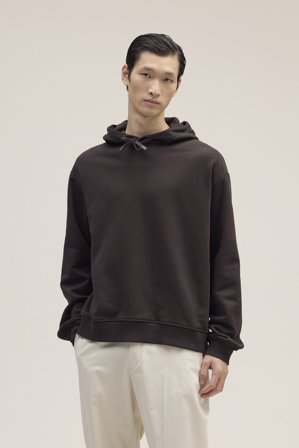 NN.07 David Hoodie Male Brown