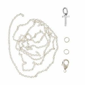 Me & My Box Silver T Pendant Set One Size - Stationery - One size - Silver - Jewelries & Jewel-case