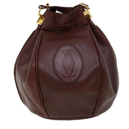 Cartier Vintage Pre-owned Shoulder Bags Brun, Dame Vintage Tasker, Størrelse: ONE Size