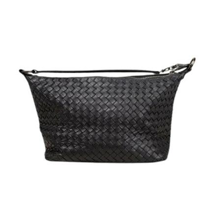 Bottega Veneta Vintage, Pre-owned Bag Zwart, Dames, Maat:ONE Size,leer