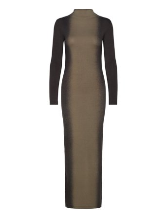 Rabens Saloner | Graffiti Long Jersey Dress - Lykka | XS