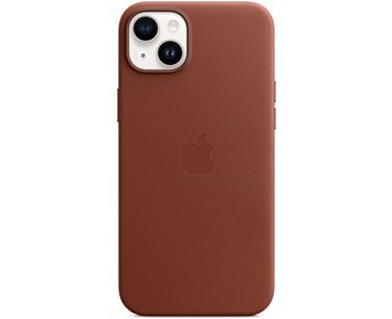 Apple iPhone 14 Plus Leather Case with MagSafe - Umber - Läderskal med MagSafe till iPhone 14 Plus
