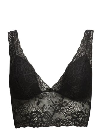 Nicole Bra Top Lingerie Bras & Tops Soft Bras Sort Missya