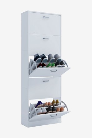 VCM - Skoskåp Sipos Xl - Vit - Skoskåp - Från Homeroom