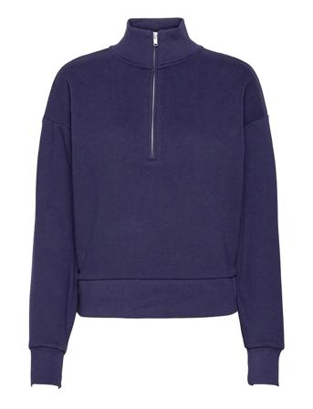 Vintage Soft Half-Zip Sweatshirt Blue GAP