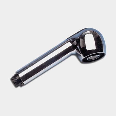 Shower head / shower handle Barka, 3/8" G (BSP), plastic, chrome-coloured