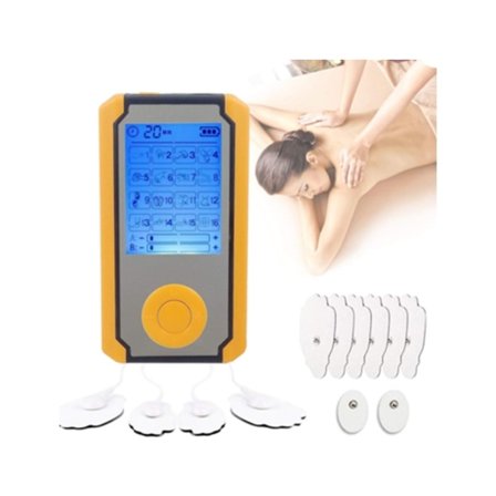 Uppladdningsbar TENS-terapimassager med dubbla uttag och 16 lägen Cuich