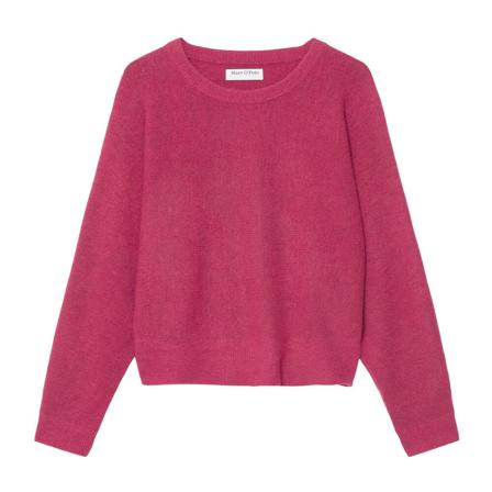 Marc O'Polo Cropped round-neck knitted jumper , Roze , Dames , Maat: M