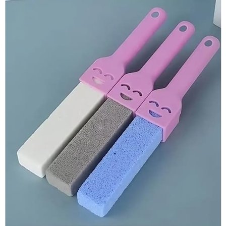 3-pak Pimpsten toiletbørste Husholdnings toiletkumme rengøring 3.8*3.8*23.5CM