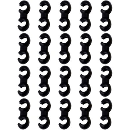 Cykelvajerfäste, Cykelkabelklämma, Roterande Kabel S Krokar Clips, Roterande S Krokar Clips, Växelbromskabelkrok, för Mountainbike Kabel Fast Hölje