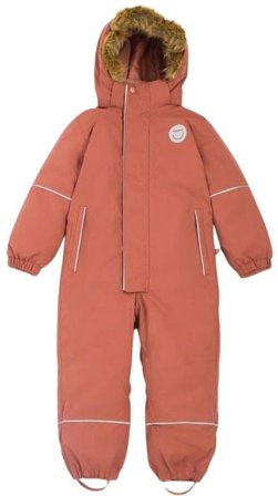Viking Play Winter Playsuit Thermal Kids Dark Pink