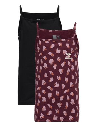 Hmlcarolina Strap Top 2-Pack Black Hummel