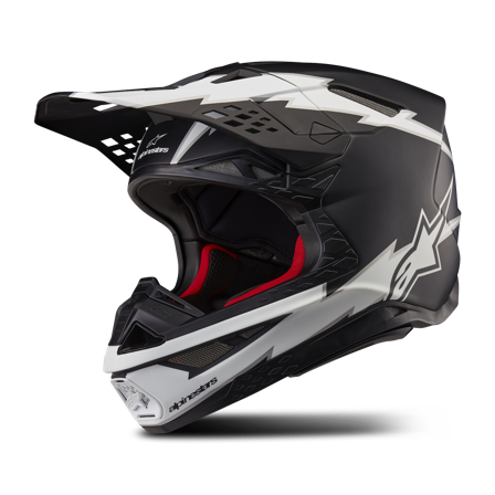 Alpinestars Supertech S-M10 Ampress MX Helmet Black/White M