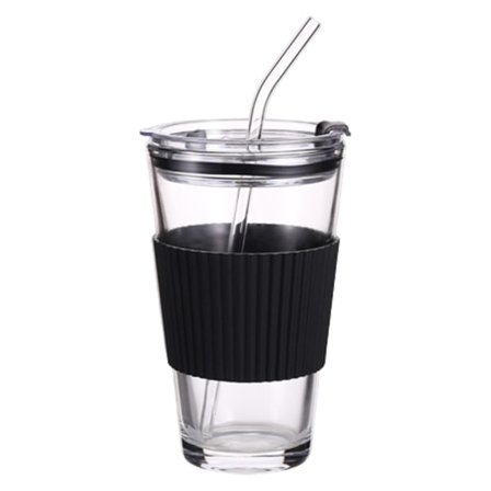 450 ml kaffekop, mælkekop, tekop, glas, kop med sugerør, sort kop