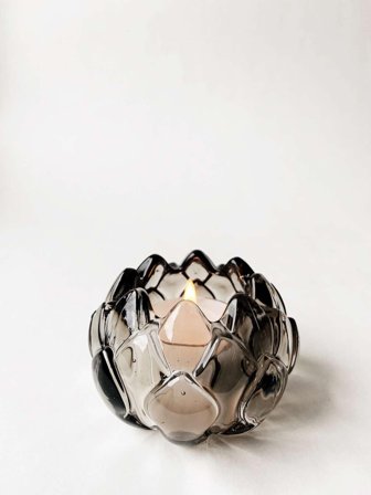 Trend Design Lysglass Artisjokk Grå H5