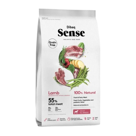 DIBAQ - Sense Lamb 12kg - Hund - Hundefôr & hundemat - Tørrfôr for hund - ZOO.no