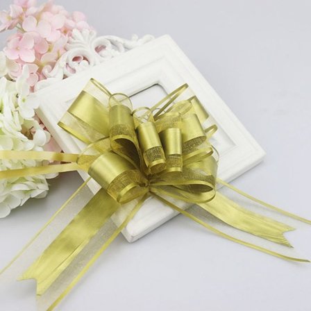 Nauha hääveto auton ovenkahva Kukka KULTA