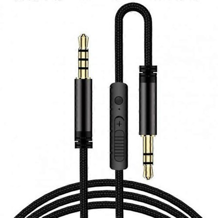 1,2 m Hörlurskabel Ljud Förlängningskabel Jack 3,5 mm till 3,5 mm Hane till Hane Aux Kabel Sladd