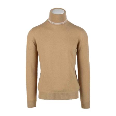 Alpha Studio, Turtlenecks Brązowy, Mężczyzna, Rozmiar: M