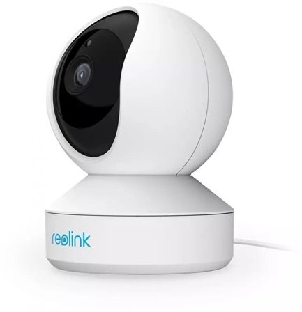 Reolink E1 Pro E330 hvitt innendørs-kamera 4MP, 2.4GHz/5GHz Dual-band Wi-Fi, med Pan & Tilt demo