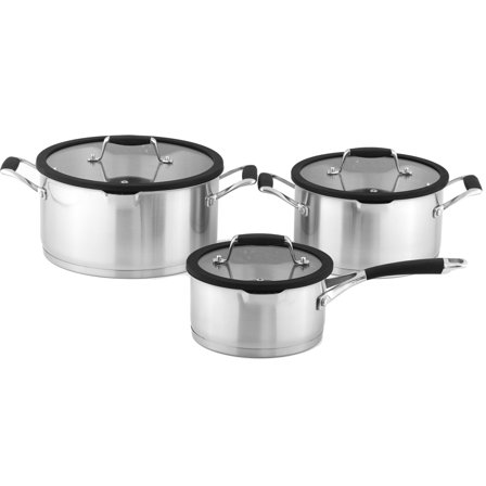 Mareld Grytset 3 delar, med silikonlock | Matlagning > Kokkärl & Stekpannor > Grytset & Kastrullset | Bagaren och Kocken