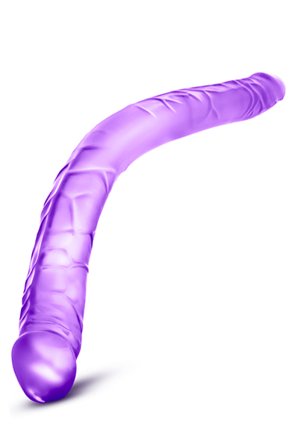 Kjøp B Yours Double Dildo Purple 42,5 cm - Dobbeldildo | God pris