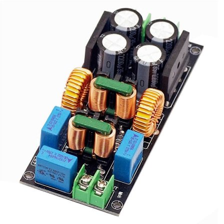 AC Filter Audio Strømforstærker EMC Elektromagnetisk Interferens Rens Strøm DC Differential Mode