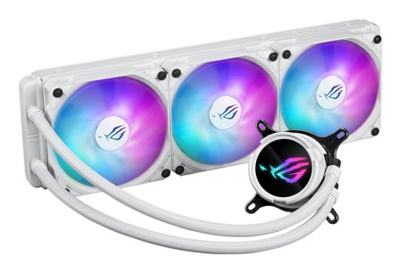 ASUS ROG STRIX LC III 360 ARGB - White Edition - væskekjølesystem for prosessor