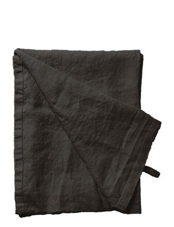 Håndklæde-Hør Basic-Vasket Grey Au Maison