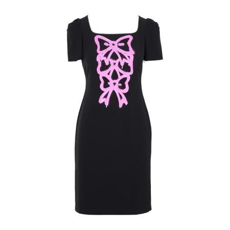 Moschino, Dress Czarny, Kobieta, Rozmiar: S